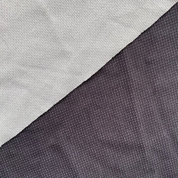 Black/ Grey Knit Athletic Performance Fabric - Picture 3 of 4